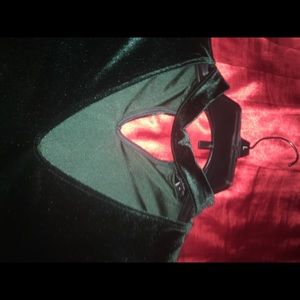 Suede Green Going Out top